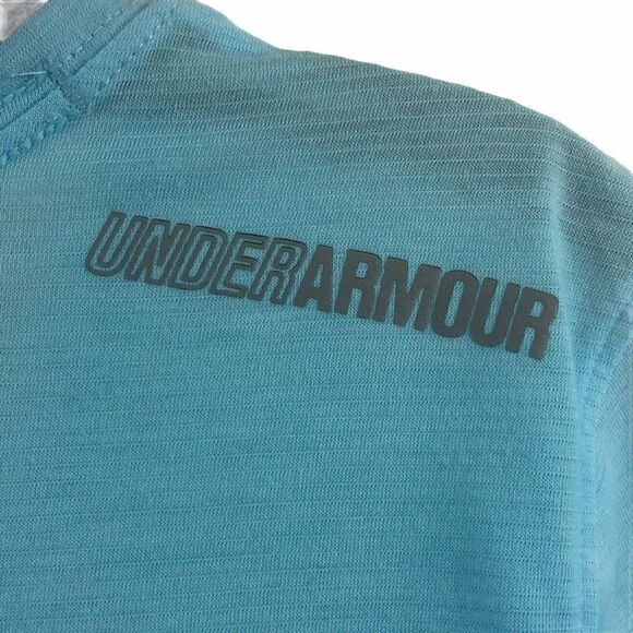 UNDER ARMOUR - BRIGHT BABY BLUE WORKOUT TEE B4 - Picture 5 of 10